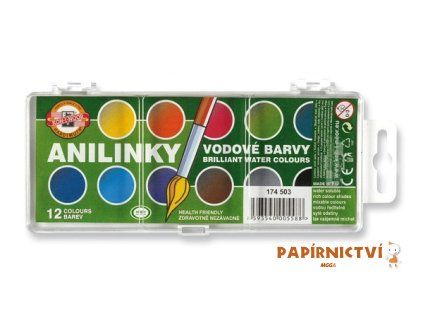 Barvy brilantní 12, ANILINKY 017450300001