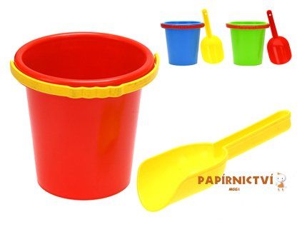 Sada na písek kbelík 14cm a lopatička 32991