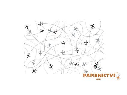 Podložka na stůl PP 60x44cm Planes 5-90725