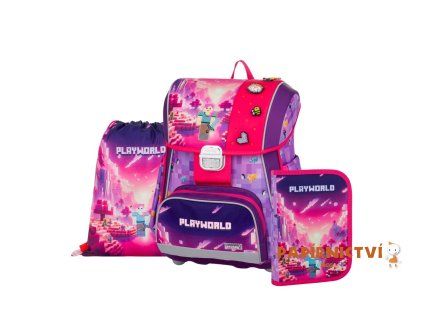 Školní set 3ks PREMIUM Playworld Girl 0-90325