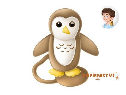 Plyšák na rameno OWL 1042543