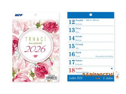 Kalendář 2026 A6 Trhací 1061626