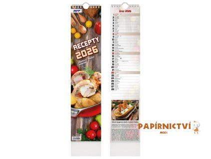 Kalendář 2026 vázankový Recepty 1061687