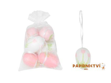 Vajíčka plast 6cm/6ks PLW sáček 2221591