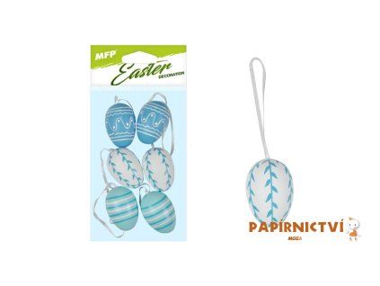 Vajíčka plast 6cm/6ks BLL sáček 2221593