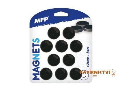 Magnet kulatý 26mm blister 10ks 4200305