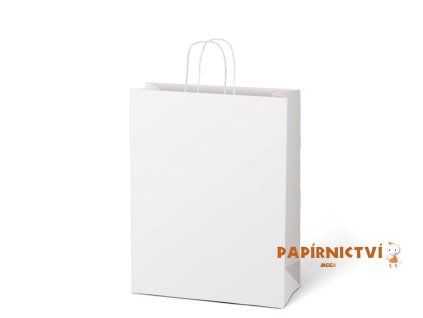 Taška MFP dárková T10 kraft 310x450x140 bílá 5252899