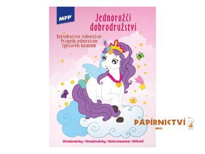 Omalovánky MFP A4 Jednorožčí dobrodružství 210x276mm/32 5301112