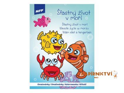 Omalovánky MFP A4 Šťastný život v moři  210x276mm/16 5301137