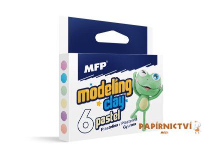 Modelovací hmota 6 ks barev PASTEL 100g 5301173