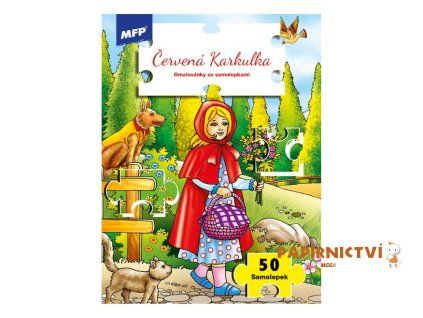Omalovánky se samolepkami Červená Karkulka 210x295mm/8s 5301223