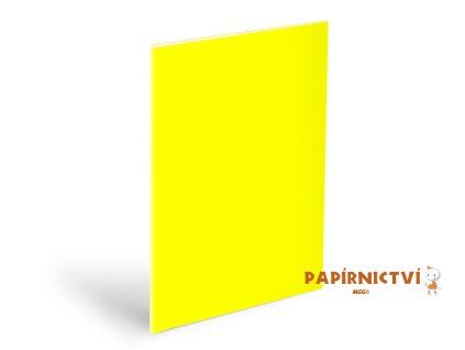Obal na sešity A4 NEON yellow, 180mic 5371263