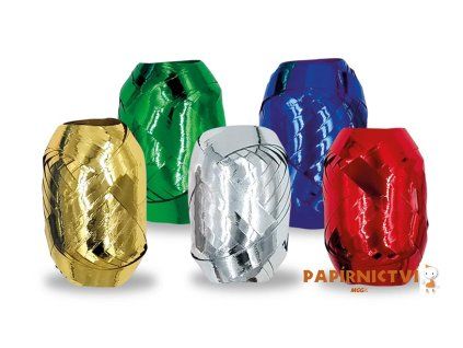 Stuha vázací 20mx1cm Jumbo metal mix 5660237