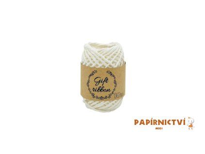 Stuha vázací papír 10m/2mm bílá 5660267