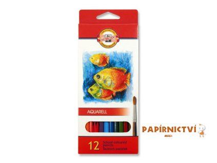 Pastelky 3716/12 akvarelové RYBY 3716012004KS