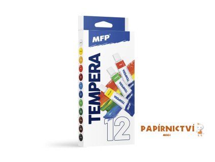Temperové barvy set 12 ks 12ml 6300357