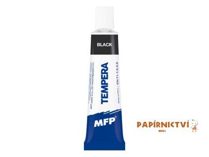 Temperové barvy 12ml černá 6300362