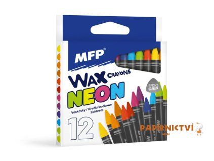 Voskovky MFP fluo 12 ks barev - trojhranné 6300387