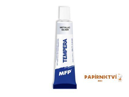 Temperové barvy 12ml METAL stříbrná 6300616