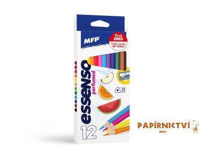 Pastelky MFP ESSENSO 12 ks triangular s ořezávátkem 6300624