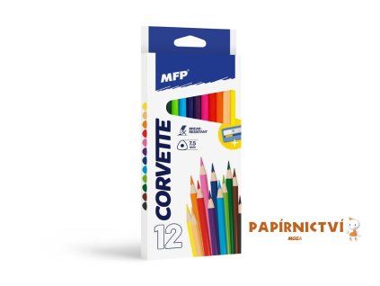 Pastelky MFP 12 ks triangular s ořezávátkem 6330510