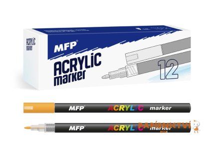 Akrylový popisovač MFP 1mm - oranžový 6410840