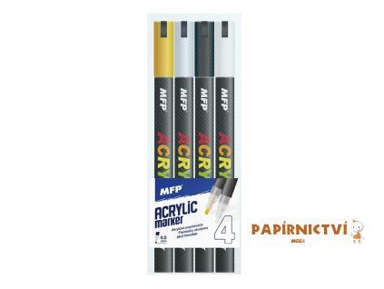 Akrylový popisovač MFP 4mm set 4ks 6410845