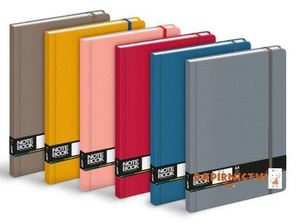 Blok s gumkou A4 linka, 100 listů, mix2 7501610