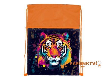 Sáček na přezůvky Tiger 32x42,5cm 8040917