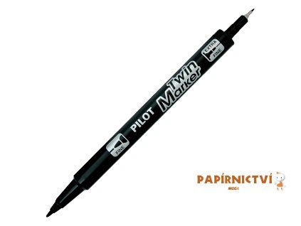Popisovač Twin Marker BeGreen černý