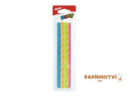 Dortové svíčky MFP tenké 24ks 17cm 8800149
