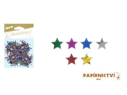 Konfety hvězdičky 20g mix barev 8885885