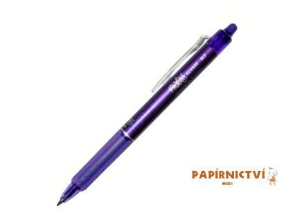 Gelový roller FriXion clicker 0,7 - fialový