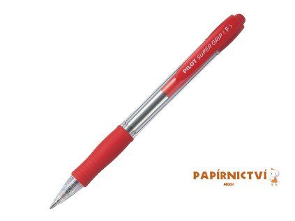 Kuličkové pero Super Grip - červené