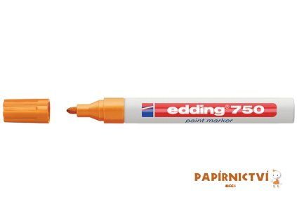 Lakový popisovač EDDING 750 - oranžový