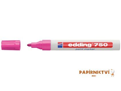 Lakový popisovač EDDING 750 - růžový