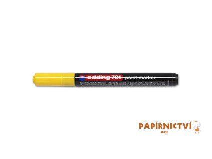 Lakový popisovač EDDING 791 - žlutý