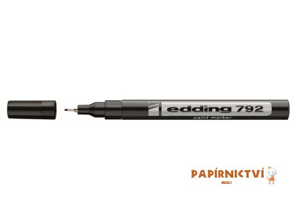 Lakový popisovač EDDING 792 - černý