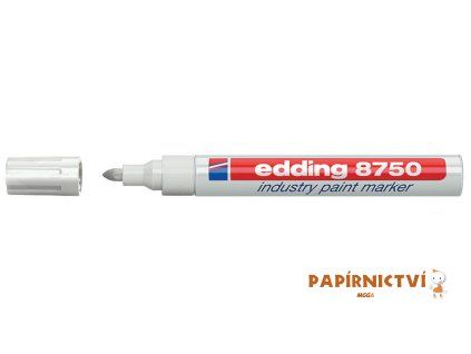 Lakový průmyslový popisovač EDDING 8750, bílý