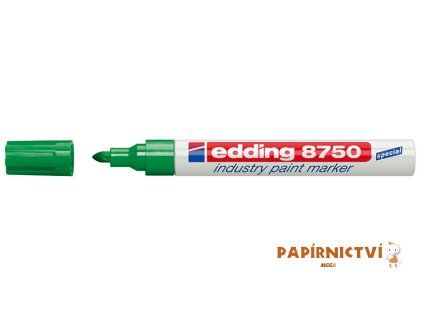 Lakový průmyslový popisovač EDDING 8750, zelený