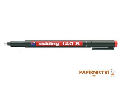 Permanentní popisovač EDDING 140 S - červený