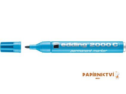 Permanentní popisovač EDDING 2000 C - světle modrý