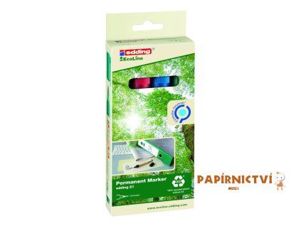 Permanentní popisovač EDDING 21 EcoLine/4