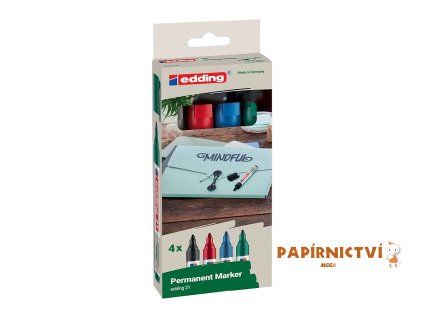 Permanentní popisovač EDDING 21 EcoLine/4