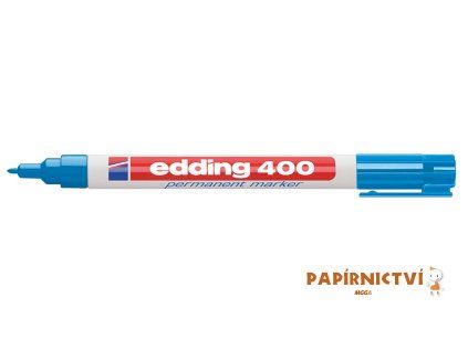 Permanentní popisovač EDDING 400 - světle modrý