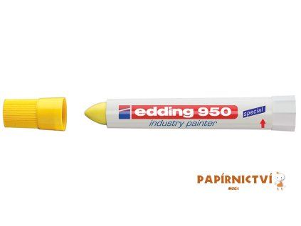 Permanentní průmyslová pasta EDDING 950 - žlutý