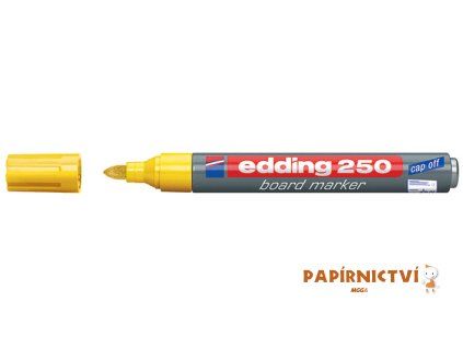 Popisovač na bílé tabule EDDING 250 - žlutý