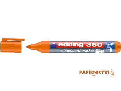 Popisovač na bílé tabule EDDING 360 - oranžový