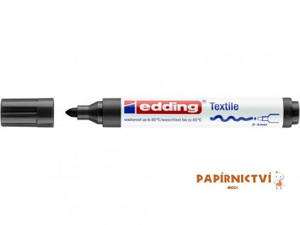 Popisovač na textil EDDING 4500, černý (001)