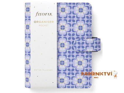 Filofax, Diář Mediterranean, Kapesní, modrá